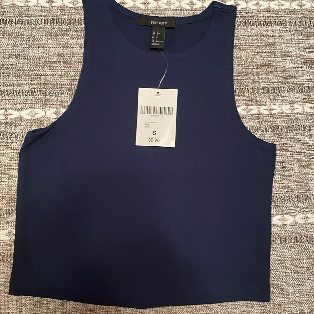 Forever 21 Navy Blue Tank Top.